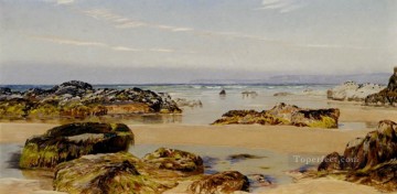 ジョン・ブレット Painting - 春の潮の風景 ブレット・ジョン